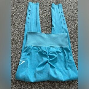 Gymshark Blue Leggings Scrunch XS Never Worn